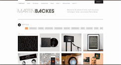Desktop Screenshot of martinbackes.com